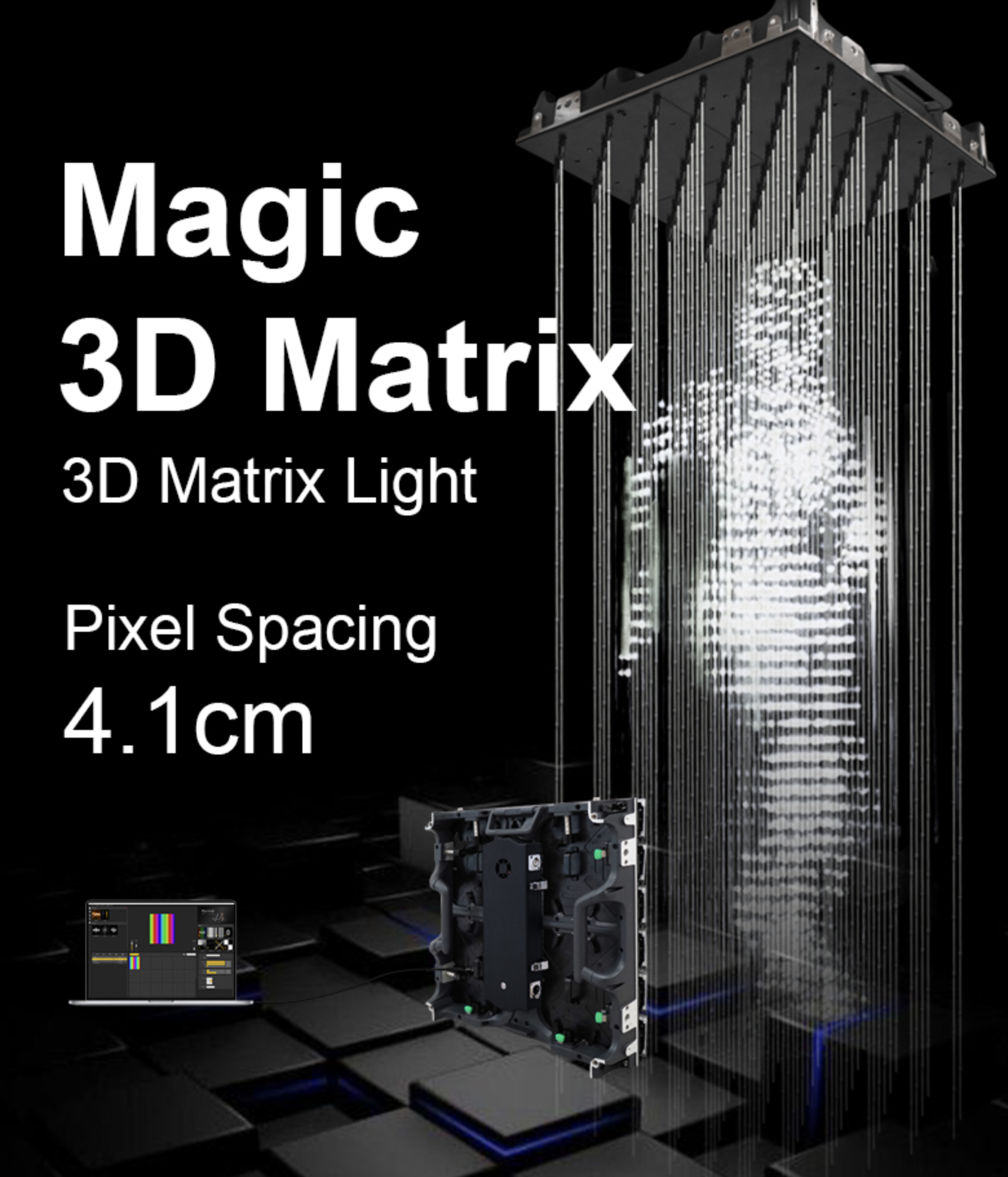 Magic 3D Matrix — pixel spacing 4.1 cm spec