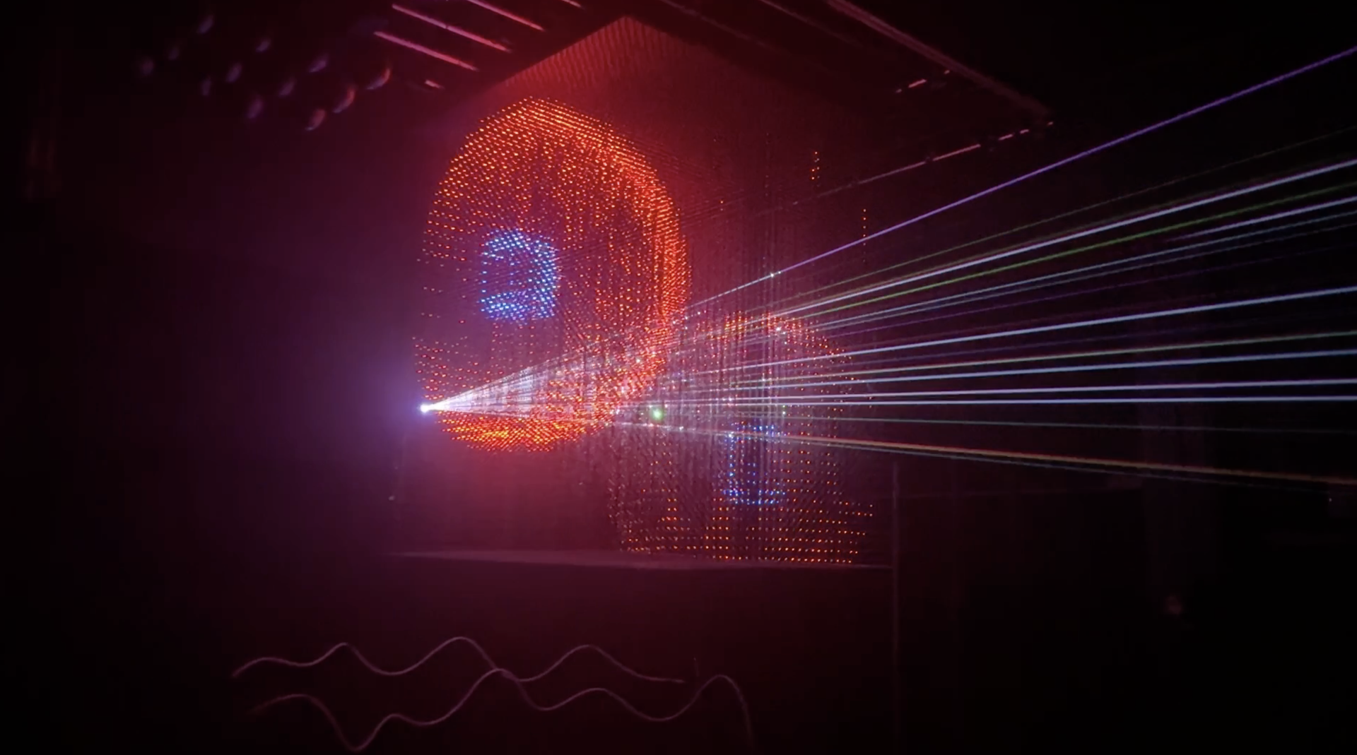 3D Matrix + Laser Show