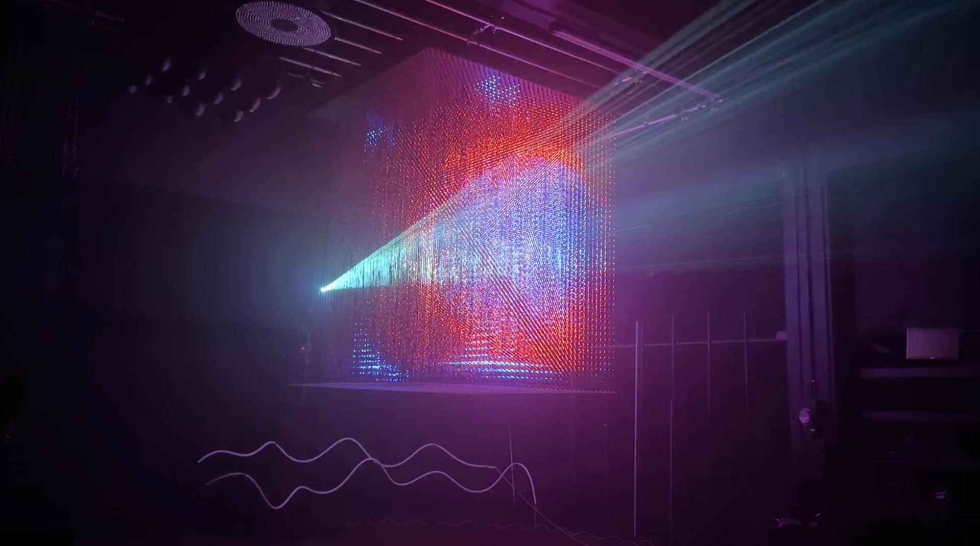 3D Matrix + Laser Show