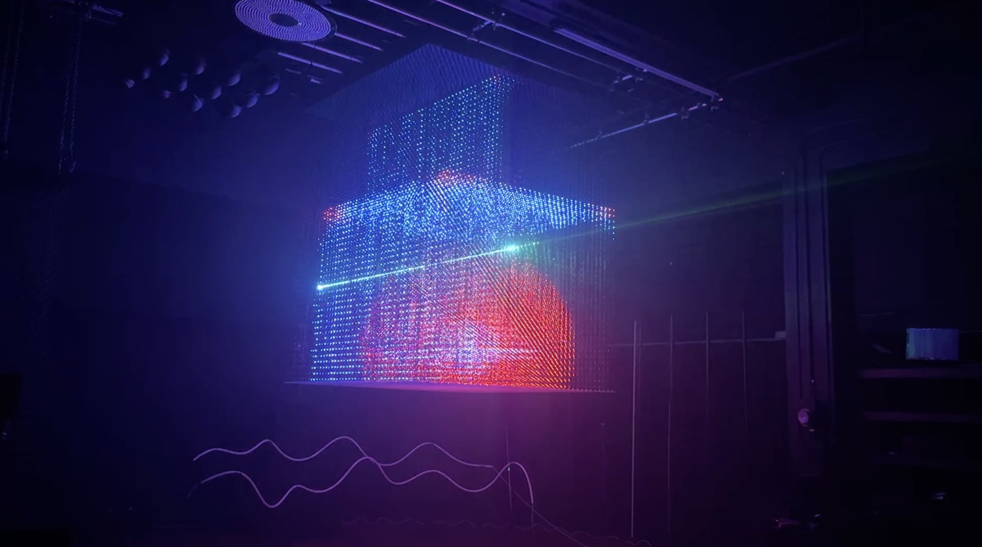 3D Matrix + Laser Show