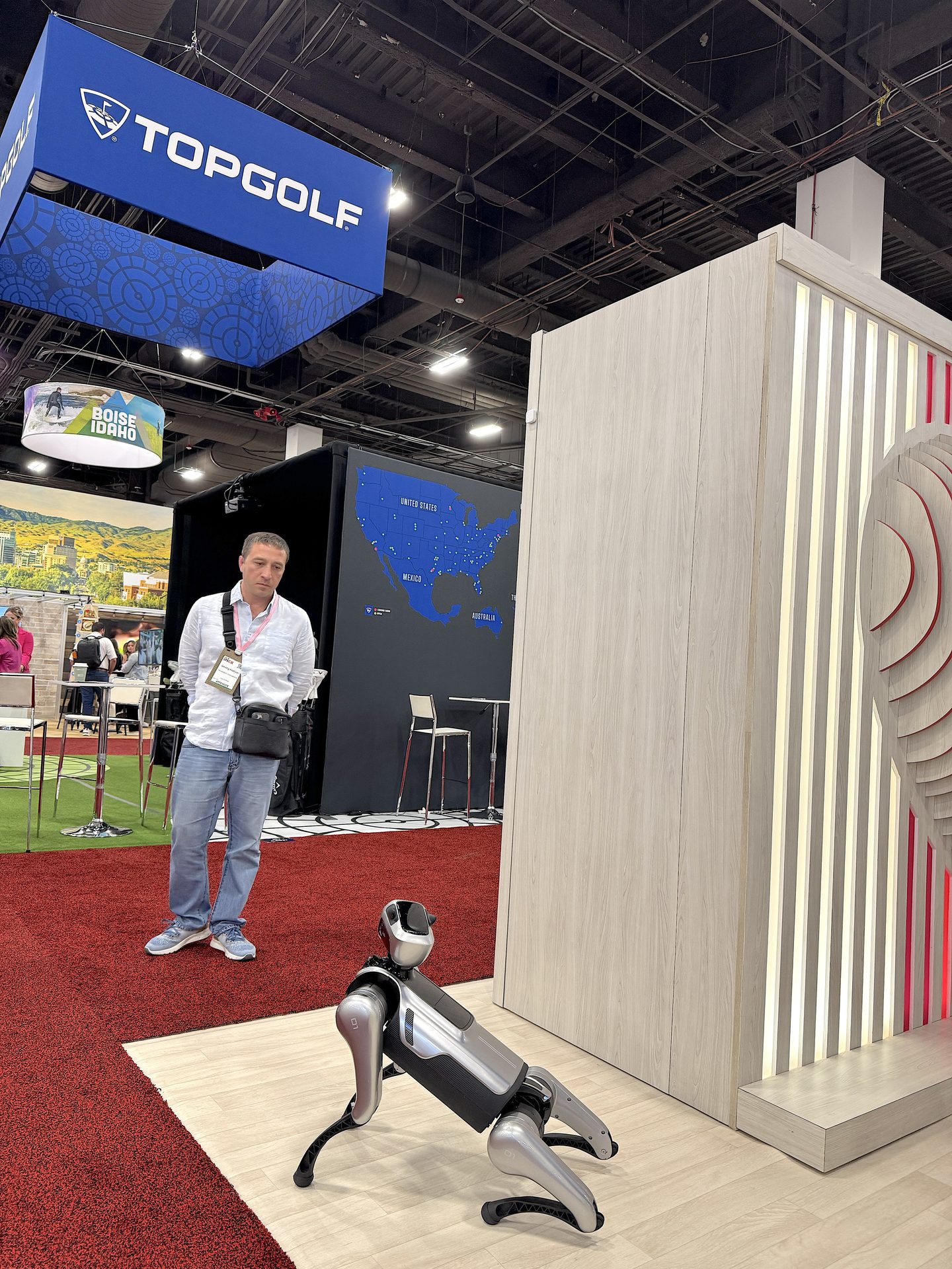 Alex Dog Pro at IMEX — Beverly Hills booth