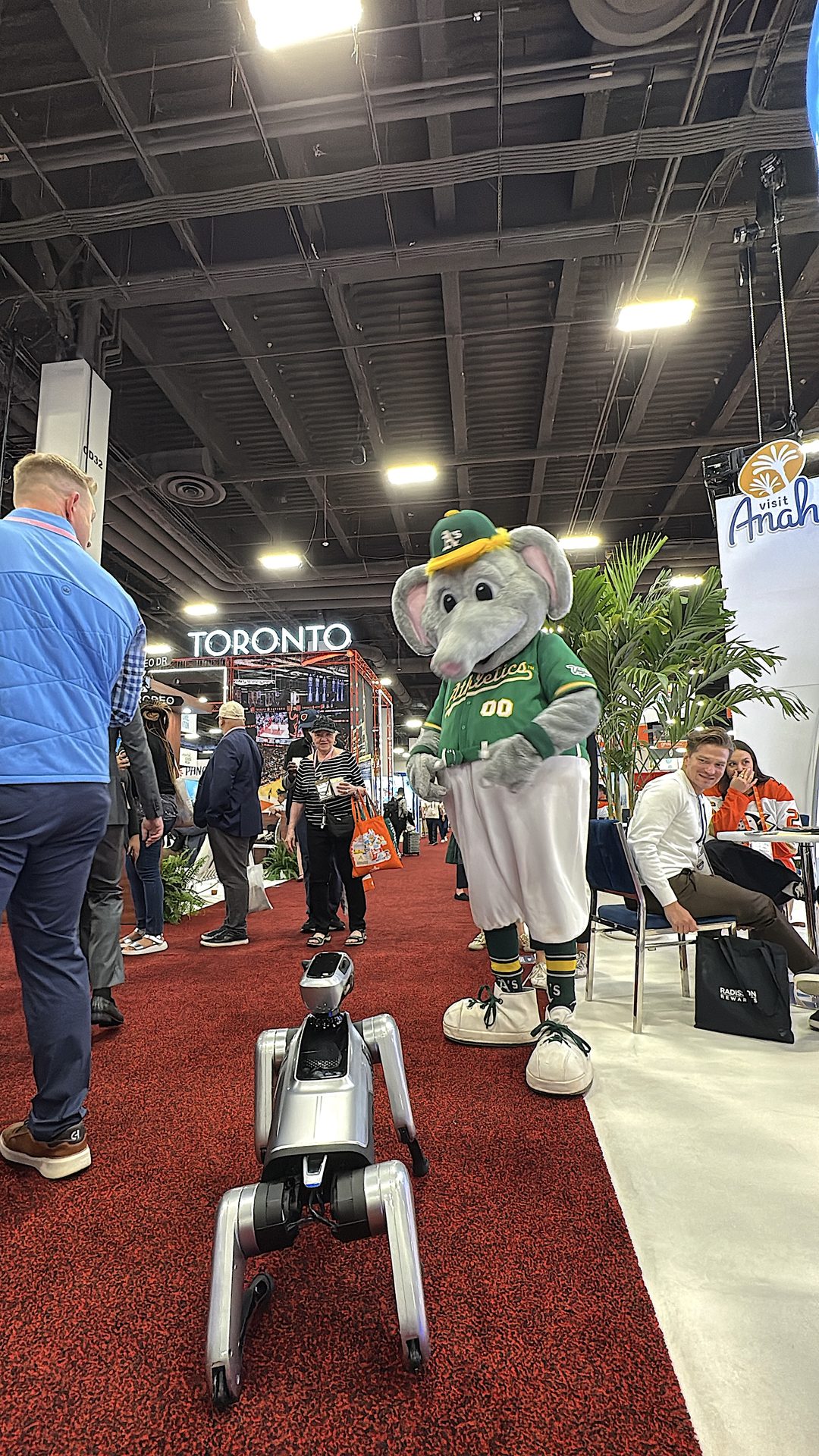 Alex Dog Pro at IMEX — exhibition floor