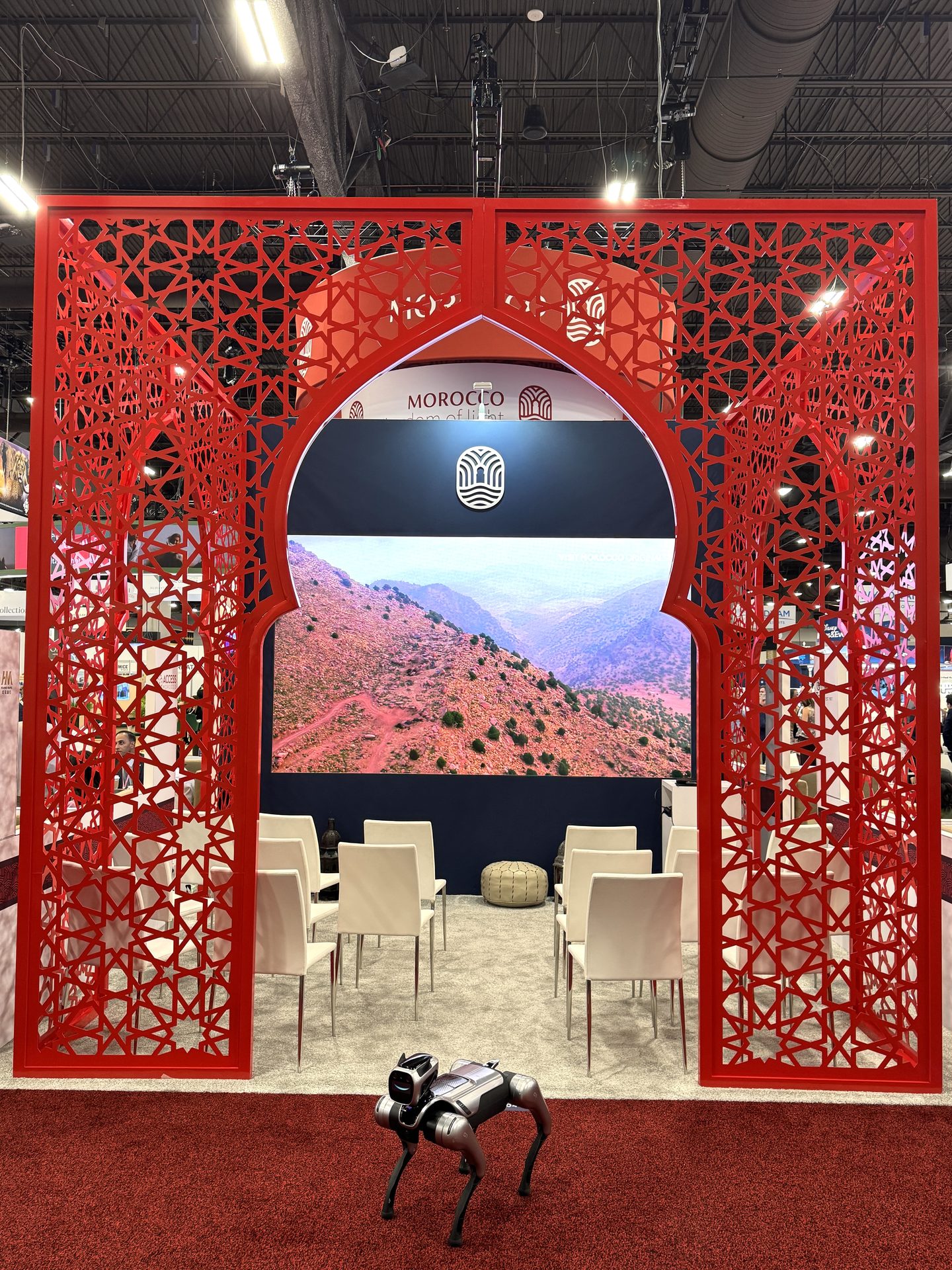 Alex Dog Pro at IMEX — trade show floor